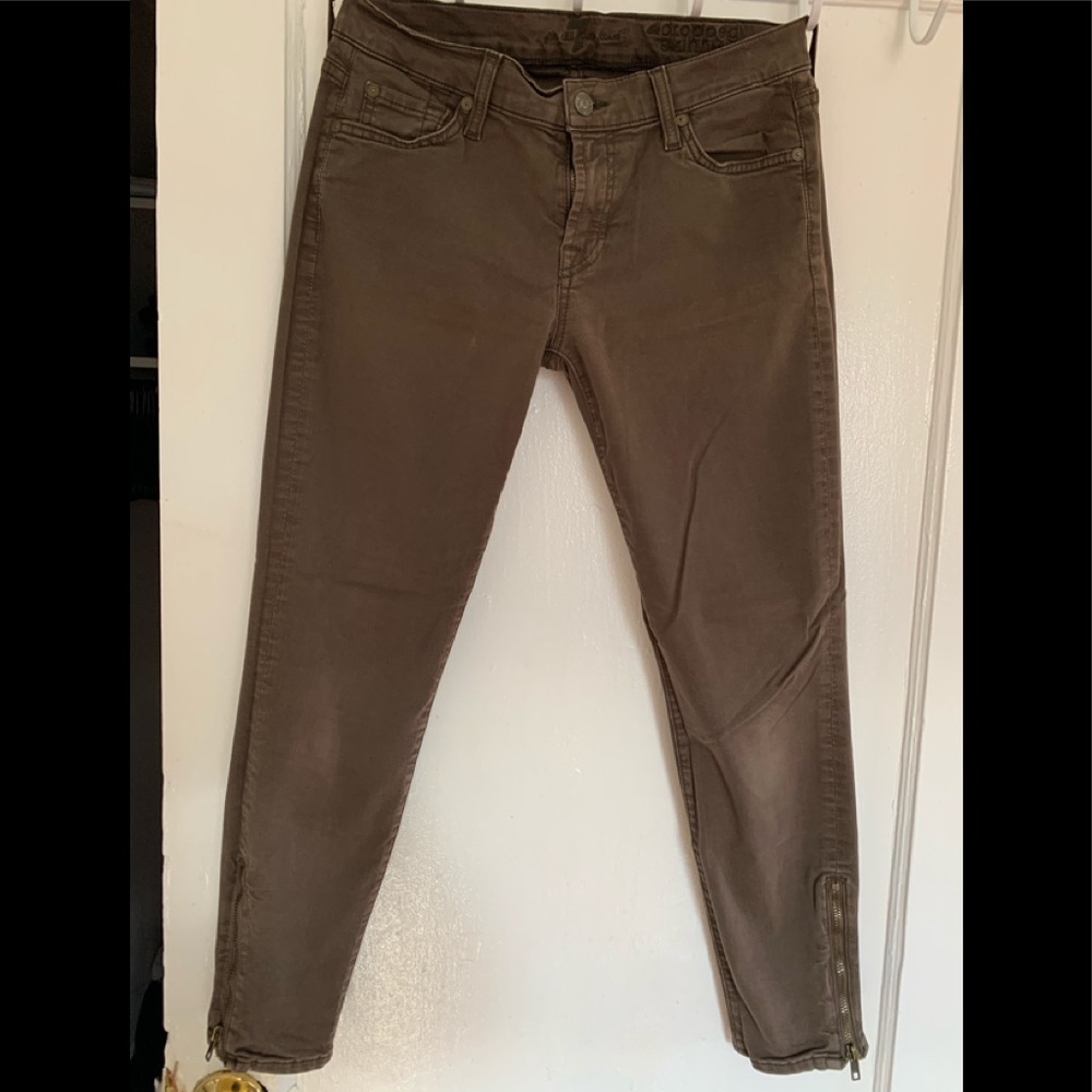 7 for all Mankind Women’s Cropped Skinny Jeans